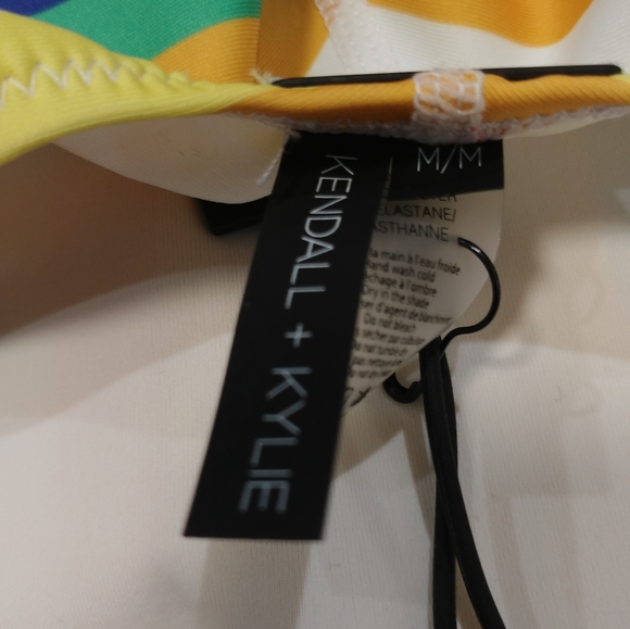 Kendall and Kylie Stripe One Piece Swimsuit New - Picture 5 of 8